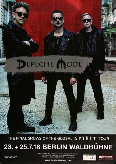 Depeche Mode - The Final Show , Berlin 2018 - Konzertplakat