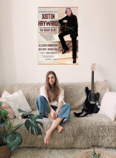 Justin Hayward - The Moody Blues, Frankfurt 2018 - Konzertplakat