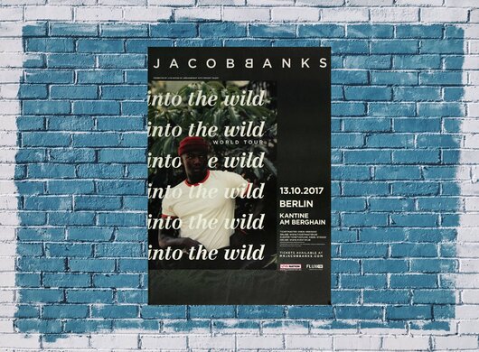 Jacob Banks - Into The Wild , Berlin 2017 - Konzertplakat