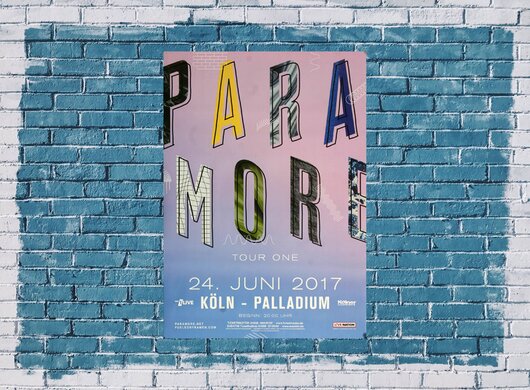 Papa More - Tour One , Köln 2017 - Konzertplakat