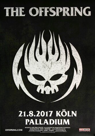 The Offspring - Pretty Fly , Köln 2017 - Konzertplakat