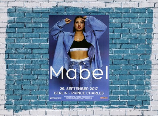Mabel - Bedroom, Berlin 2017 - Konzertplakat