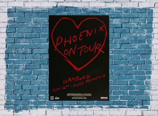 Phoenix - Live in Concert, Hamburg 2017 - Konzertplakat