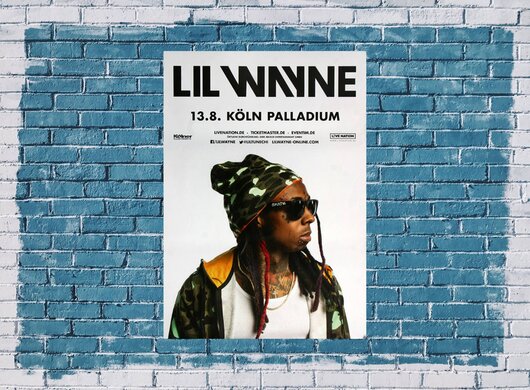 Lil Wayne - Dedication 5 , Köln 2017 - Konzertplakat
