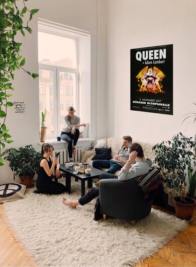 Queen - In Concert , München 2017 - Konzertplakat