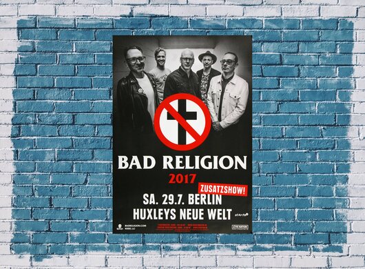 Bad Religion - Suffer , Berlin 2017 - Konzertplakat