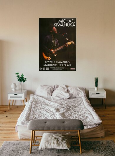 Michael Kiwanuka - Love & Hate, Hamburg 2017 - Konzertplakat