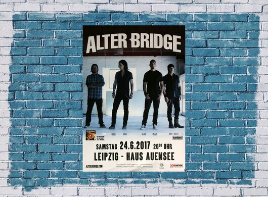 Alter Bridge - Last Hero , Leipzig 2017 - Konzertplakat