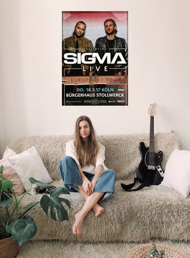 Sigma - Live, Köln 2017 - Konzertplakat